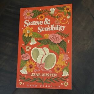 Sense & Sensibility Book with Floral Cover